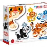 Mijn eerste puzzel Safari 4-in-1 (2–5 stukjes) CLEMENTONI