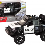 Terreinwagen Raptor Politie Zwart Openende deuren Geluids- en lichteffecten