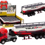 Vrachtwagen met tankoplegger 1:24 met licht en geluid