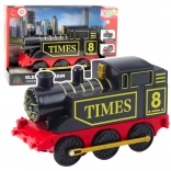 Elektrische retro locomotief met licht en geluid