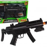 Groot machinegeweer met batterij Licht Geluid Trilling