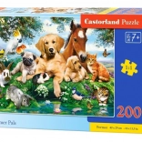 Puzzel 200 stukjes Summer Pals