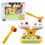 Interactief Whack‑a‑Mole-spel voor kinderen met melodieën en 7 snelheden