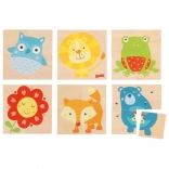 Goki houten karemo diertjes