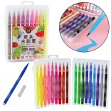 Aquarel markers in praktische organizer - Set van 18 kleuren