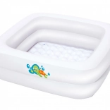 Bestway opblaasbaar babybadje en zwembad 2-in-1 BABY STEP 1-2-3 (86 × 86 cm)