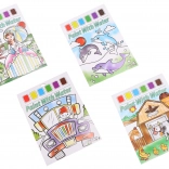 creatieve verfwaterset – 6 kleuren en penseel