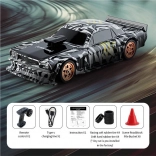 RC driftautootje 1:43 groen met accessoires