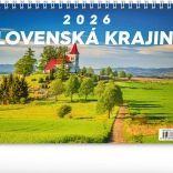 Bureaukalender Slowaaks landschap 2026