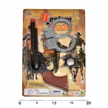 Set voor kleine sheriff – pistool, handboeien en badge (22 cm)