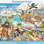 Ravensburger puzzel Slag op volle zee 36 stukjes