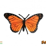 Decoratieve monarchvlinder van kunststof 11 cm