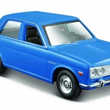 Metalen model DATSUN 510 (1971) blauw 1:24