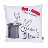 BOB A BOBEK kussen 30 × 30 cm – motief oefent