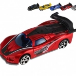 Set van 6 raceautootjes – metaal en plastic, 8 cm, vrijloop