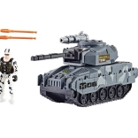 Tank met Militaire Figuur en Functionerende Artillerie