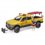 Bruder Dodge RAM kustwacht met reddingswerker en accessoires