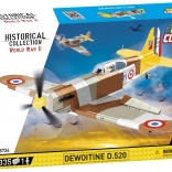 Bouwset vliegtuig Dewoitine D.520 van COBI (1:32), 335 onderdelen