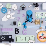 Houten manipuleer- en sensorisch bord 50 × 37,5 cm