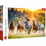 Puzzel 1500 stukjes – Wilde paarden TREFL