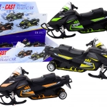 Sneeuwscooter 1:34 met frictie-aandrijving, licht en geluid