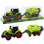 Groene tractor met hooipers – kinderboerderijset