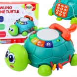 Interactieve schildpad telefoon LEAWI 6v1