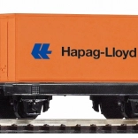 Piko myTrain platte wagen met DB-container