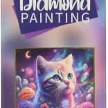 Diamantschilderen Kitten 14x18 cm