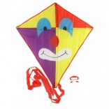 Vlieger Clown van nylon 78 × 88 cm