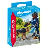 Playmobil Special Plus-figuur politieagent met diensthond