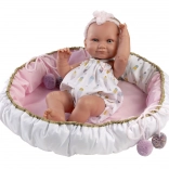 Vinyl baby 40 cm Nica in zachte mand