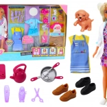 Anlily Pop 4-in-1 – dokter, kapster, kok en dierenverzorger met outfits en accessoires