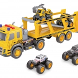 Trekker met auto's en effecten