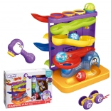 Woopie kinderkogelbaan 3-in-1 met hamertje en autoweg