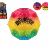 Extreem stuiterende regenboogfoam bal 6 cm, mix van kleuren
