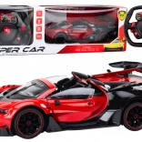 RC sportwagen 1:12 met te openen deuren – rood