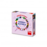 Dino Reisgame Ken de vlaggen - Amerika en Australië