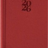 Dagboek Essenza 2026, kersenrood, 15 x 21 cm