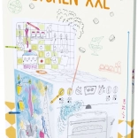 XXL 3D kleurplaat Keukentje voor kinderen