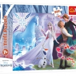 Puzzel 200 stukjes – magische wereld van de zussen DISNEY FROZEN Trefl