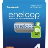 Eneloop oplaadbare batterijen AA 2000 mAh, 4 stuks