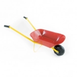 Kindertinnen kruiwagen rood