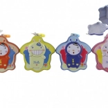 Kinderspaarpot van metaal met hangslot 10 × 6 cm – 4 kleuren