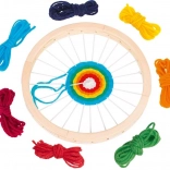 Houten ronde weefraam Goki