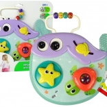 Interactieve walvis voor baby’s – rammelaar en didactisch speelgoed