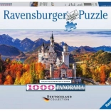 Ravensburger panoramapuzzel Neuschwanstein kasteel 1000 stukjes