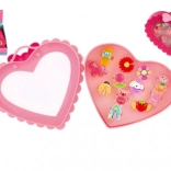 Set van verstelbare plastic ringen - verschillende motieven