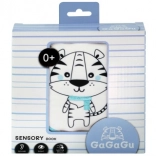 Sensorisch stoffen boekje voor baby’s Tijger GAGAGU