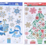 Kerst-raamdecoratie 41 × 29 cm